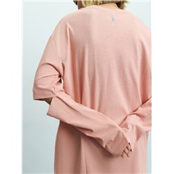 Лонгслив oversize с разрезами на локтях