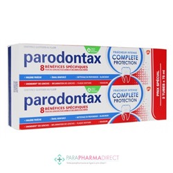 Parodontax Dentifrice Fraîcheur Intense Complete Protection 2x75ml