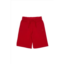 Erkek Çocuk Kırmızı Örme Şort