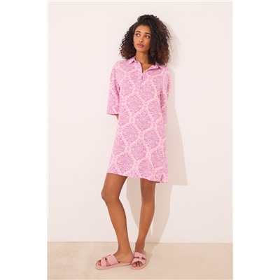 Camisola viscosa estampado boho