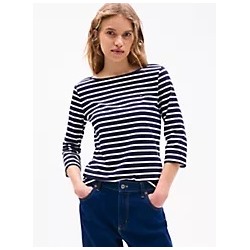 Stripe Boatneck T-Shirt