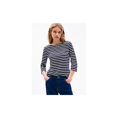 Stripe Boatneck T-Shirt
