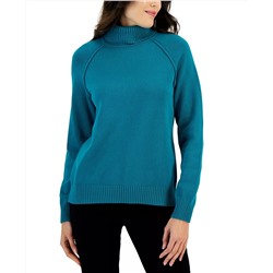 KAREN SCOTT Women's Cotton Turtleneck Sweater, Created for Macy's