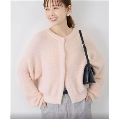 Женский  мягкий флисовый кардиган с V-образным вырезом,