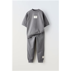 PLUSH HOODIE AND TROUSERS CO ORD