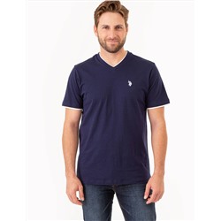 DOUBLE V-NECK T-SHIRT