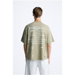 CAMISETA SALPICADURA TEXTOS