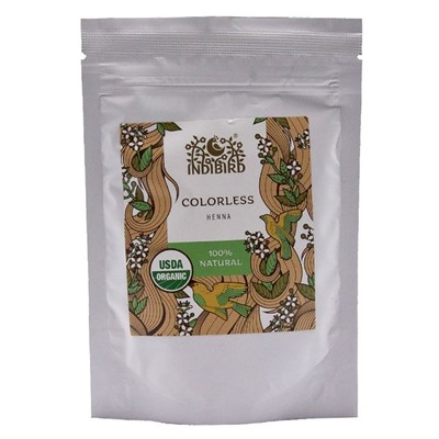 INDIBIRD Henna for hair Colorless Хна для волос Бесцветная 100% натуральная 50г