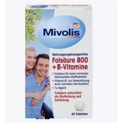 Folsäure 800 + B-Vitamine, Tabletten 60 St., 19 g