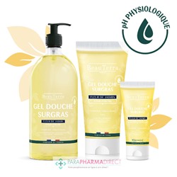BeauTerra Gel Douche Surgras - Fleur de Jasmin 1L