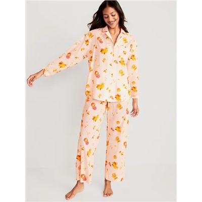 Matching Printed Pajama Set for Women