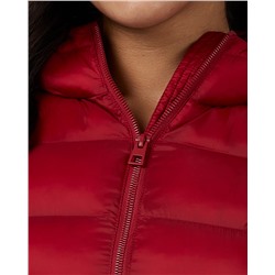 WOMEN'S LIGHTWEIGHT POLY-FILL PACKABLE HOODED JACKET