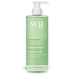 SVR SEBIACLEAR GEL MOUSSANT - Nettoyant sans Savon, Purifiant, Désincrustant 400ml