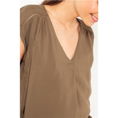 Camiseta Caqui