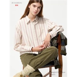 Camisa oxford oversize rayas