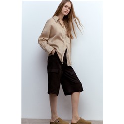 SPLIT SUEDE CLOGS WITH BUCKLE