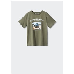 Camiseta estampada algodón -  Niño | MANGO OUTLET España