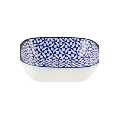 Rêve Bleu Nancy New Bone China Kare Kulplu Tabak