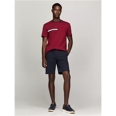 Embroidered Flag Logo T-Shirt