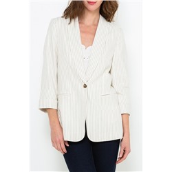 Chaqueta de lino Azul y blanco