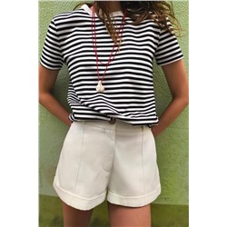 SHORT SLEEVE INTERLOCK T-SHIRT