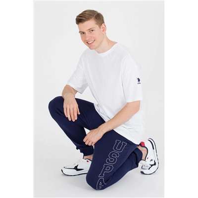 Erkek Beyaz Comfort Long Bisiklet Yaka Tişört