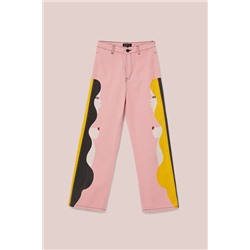 Pantalón culotte cropped
