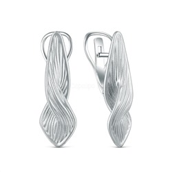 Кольцо из серебра родированное К50263р