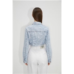 Chaqueta corta vaquera Celeste