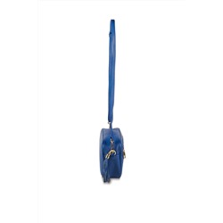 Bandolera de piel Gaby Azul