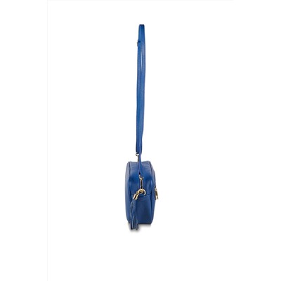 Bandolera de piel Gaby Azul