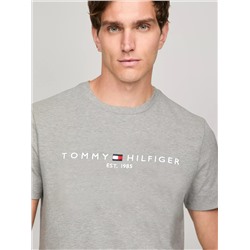 Embroidered Tommy Logo Slim Fit T-Shirt
