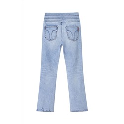 Vaquero slim fit 7/8 Azul claro