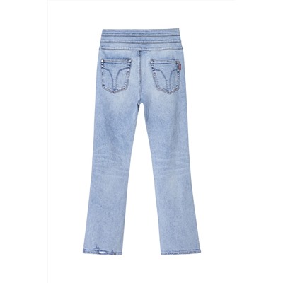 Vaquero slim fit 7/8 Azul claro