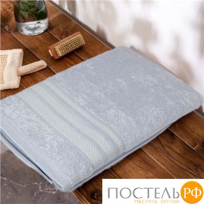 Полотенце Kарвен "PETEK BORDUR DUZ "Lux Cotton 50*90 1шт махра H 5159 acik mavi