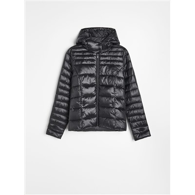 Steppjacke mit Kapuze
