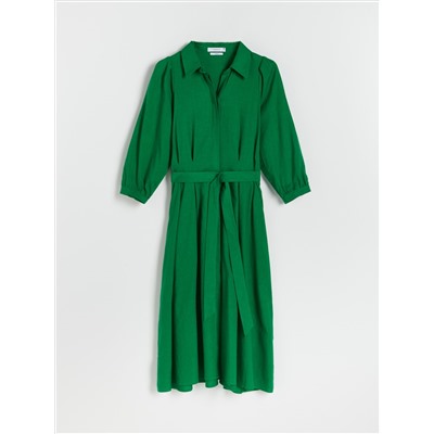 Kleid aus Leinenmischung