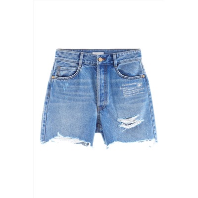 Short vaquero Azul