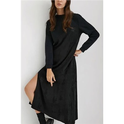 Vestido sudadera midi