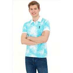 Erkek Turkuaz Polo Yaka Tişört