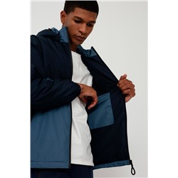 Chaqueta con capucha Azul noche
