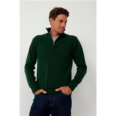 Jersey de lana Verde oscuro