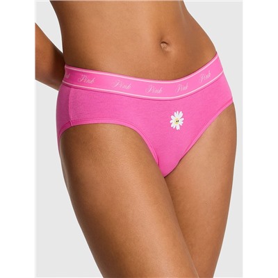 Logo Cotton Hiphugger Panty