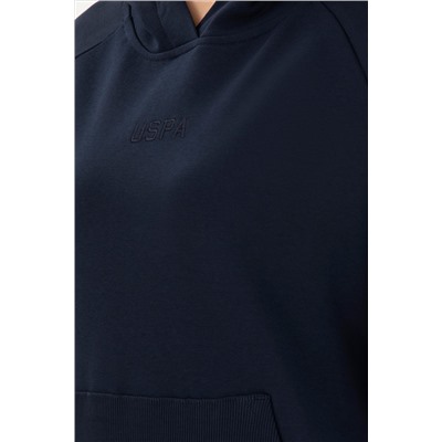 Kadın Lacivert Kapüşonlu Sweatshirt
