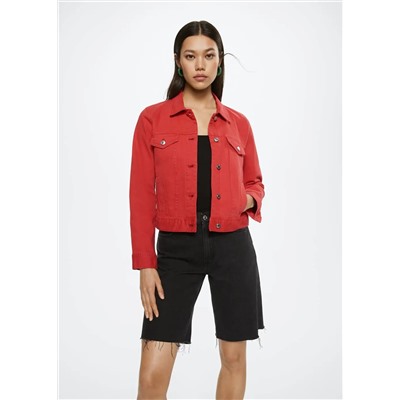 Cazadora vaquera bolsillos -  Mujer | MANGO OUTLET Melilla