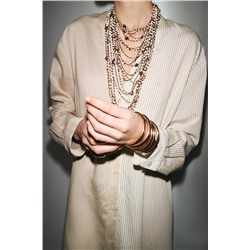 STRIPED SHIRT DRESS ZW COLLECTION