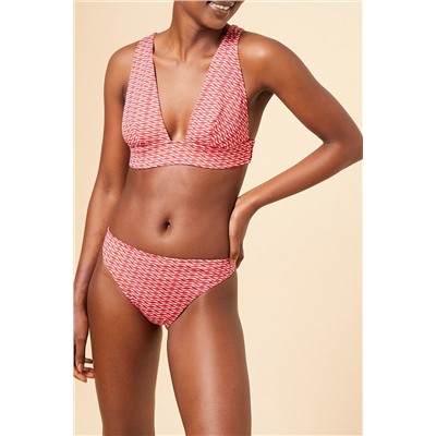 Braguita de biquini Austin Rojo y blanco