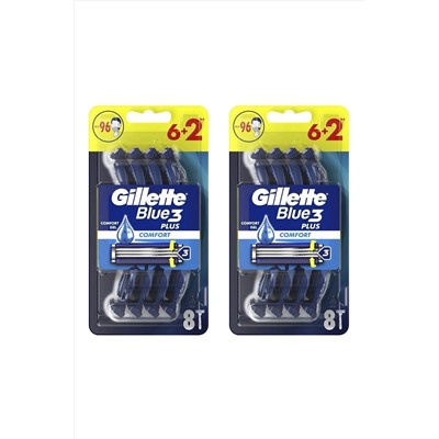 Gillette, Blue3 Plus Comfort Tıraş Bıçağı 16'lı