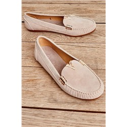 Bambi Vizon Süet Kadın Loafer K01542055572 L05420555