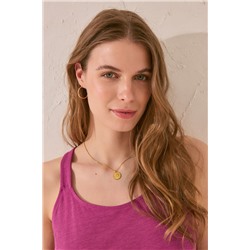 Camiseta tirantes algodón morado